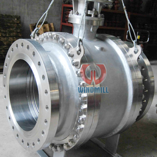 Trunnion ball valve