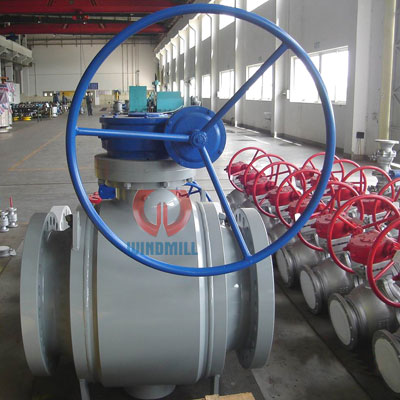 Welded ball valve